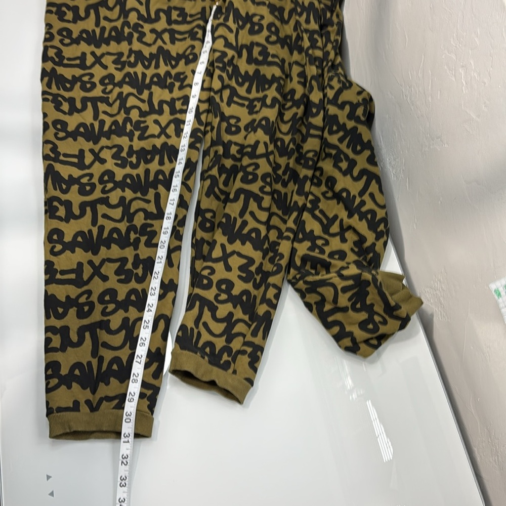 Savage X Fenty Forever Savage green fleece hooded onesie L/S - Picture 12 of 12